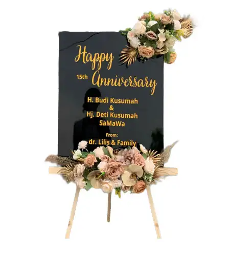 Papan Bunga Akrilik sangatta