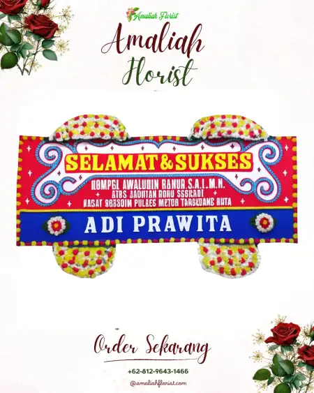 Papan Bunga Ucapan Selamat sangatta